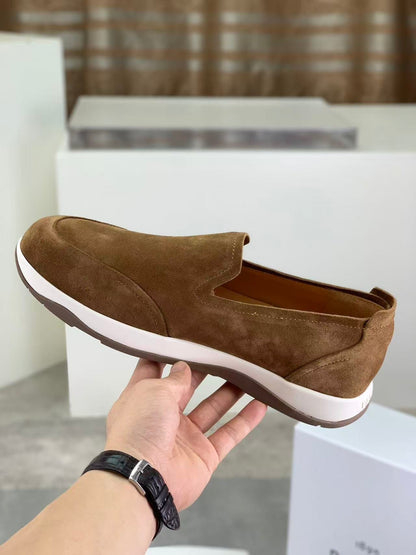 Berluti Échappée Loafer Brown Suede