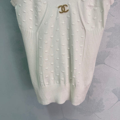 Chanel 2026 Camisole Black and White Cotton