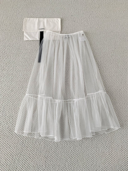 Chanel 2026 Mesh Long Skirt
