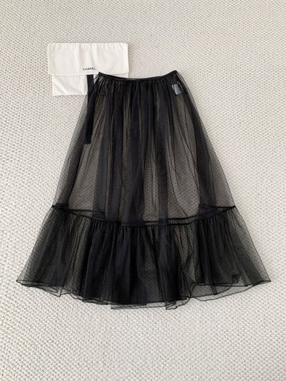 Chanel 2026 Mesh Long Skirt