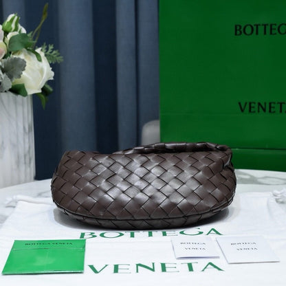 Bottega Veneta 2026 Mini Jodie 28cm Dark Brown Lambskin