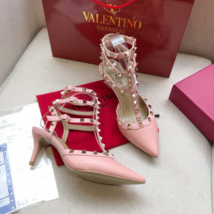 Valentino Rockstud Caged Pump 65mm Leather