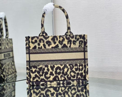 Dior 2026 Book Tote Bag 26cm "Beige Multicolor Mizza" Canvas