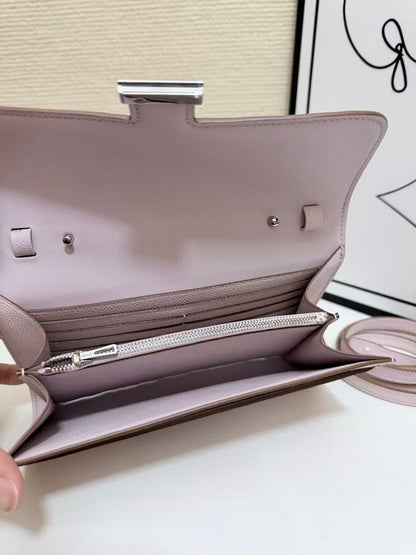 Hermes 2026 Constance Bag 20.5 Pink Epsom Leather With Silver Hardware