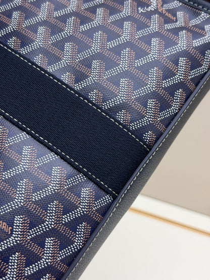 Goyard 2026 Morvan Document Bag 39cm Goyardine Canvas