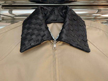 Bottega Veneta 2026 Blouson Jacket Beige Cotton