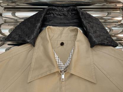 Bottega Veneta 2026 Blouson Jacket Beige Cotton