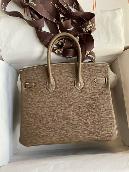 Hermes 2026 Birkin 25cm Etoupe Togo Leather Best Version