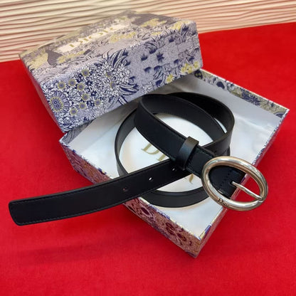 Dior Légende Oval Belt 25mm Smooth Calfskin