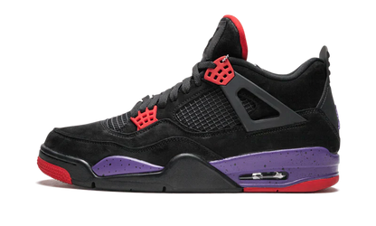 Nike Air Jordan 4 Raptors Black Purple Red Suede