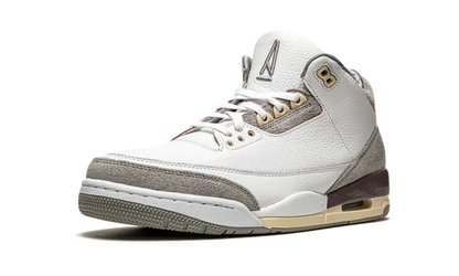 Nike Air Jordan 3 Retro White Gray Brown Suede Leather
