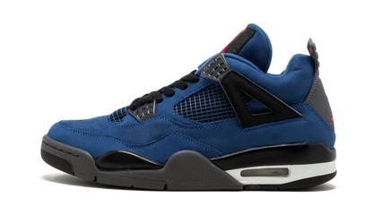 Nike Air Jordan 4 Dark Blue Black Suede
