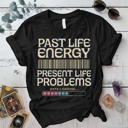 Past Life Energy T-Shirt Mockup Black
