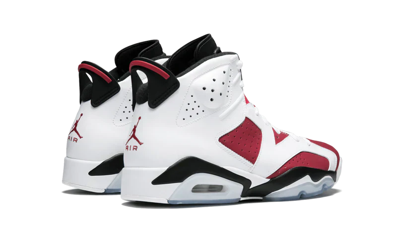 Nike Air Jordan 6 Retro Carmine Red White Leather
