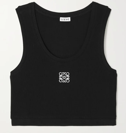 Loew Ribbed Knit Crop Top