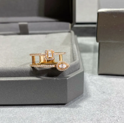 MY TWIN DOUBLE ROW RING