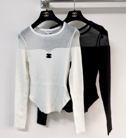 Chanel 2026 Long-Sleeve Top Wool 166733