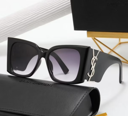 Saint Laurent SL M119 Blaze Black Purple Sunglasses