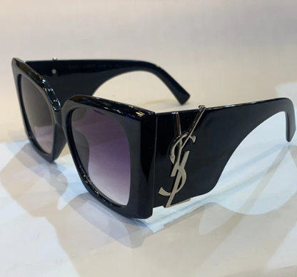 Saint Laurent SL M119 Blaze Black Purple Sunglasses
