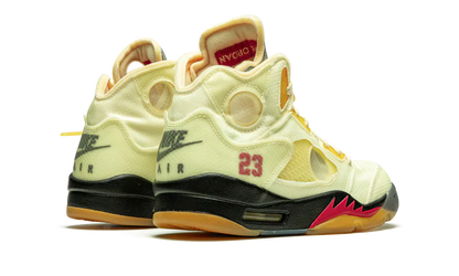 Nike Air Jordan 5 Retro Light Yellow Black Suede