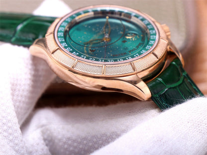 PATEK CELESTIAL GRAND COMPLICATIONS ROSE GOLD GREEN DIAL