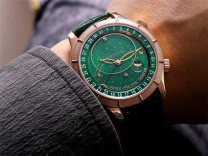 PATEK CELESTIAL GRAND COMPLICATIONS ROSE GOLD GREEN DIAL