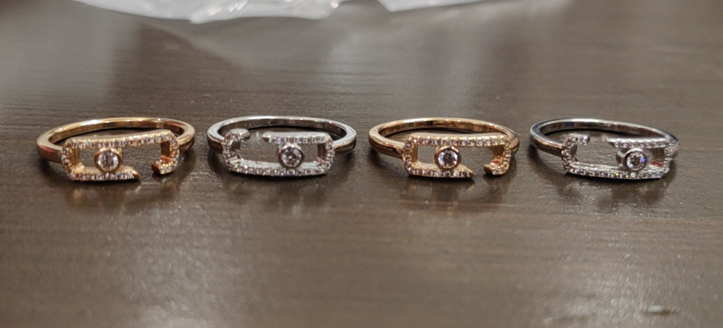 MOVE UNO OPEN RING DIAMOND