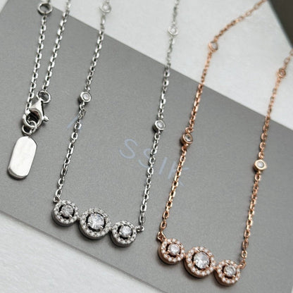JOY TRILOGY DIAMOND NẸCKLACE