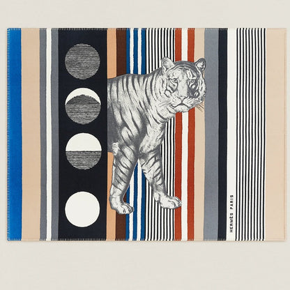 HM Tigre Bayadere Blanket Wool Cashmere