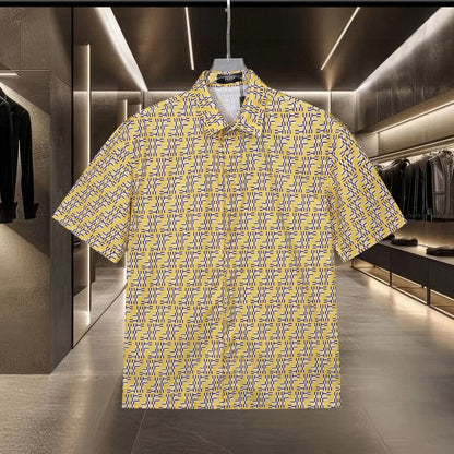 Fendi 2026 Men's Short-Sleeve Shirt Cashmere 801532