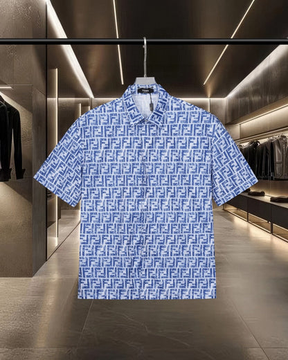 Fendi 2026 Men's Short-Sleeve Shirt Cashmere 801532