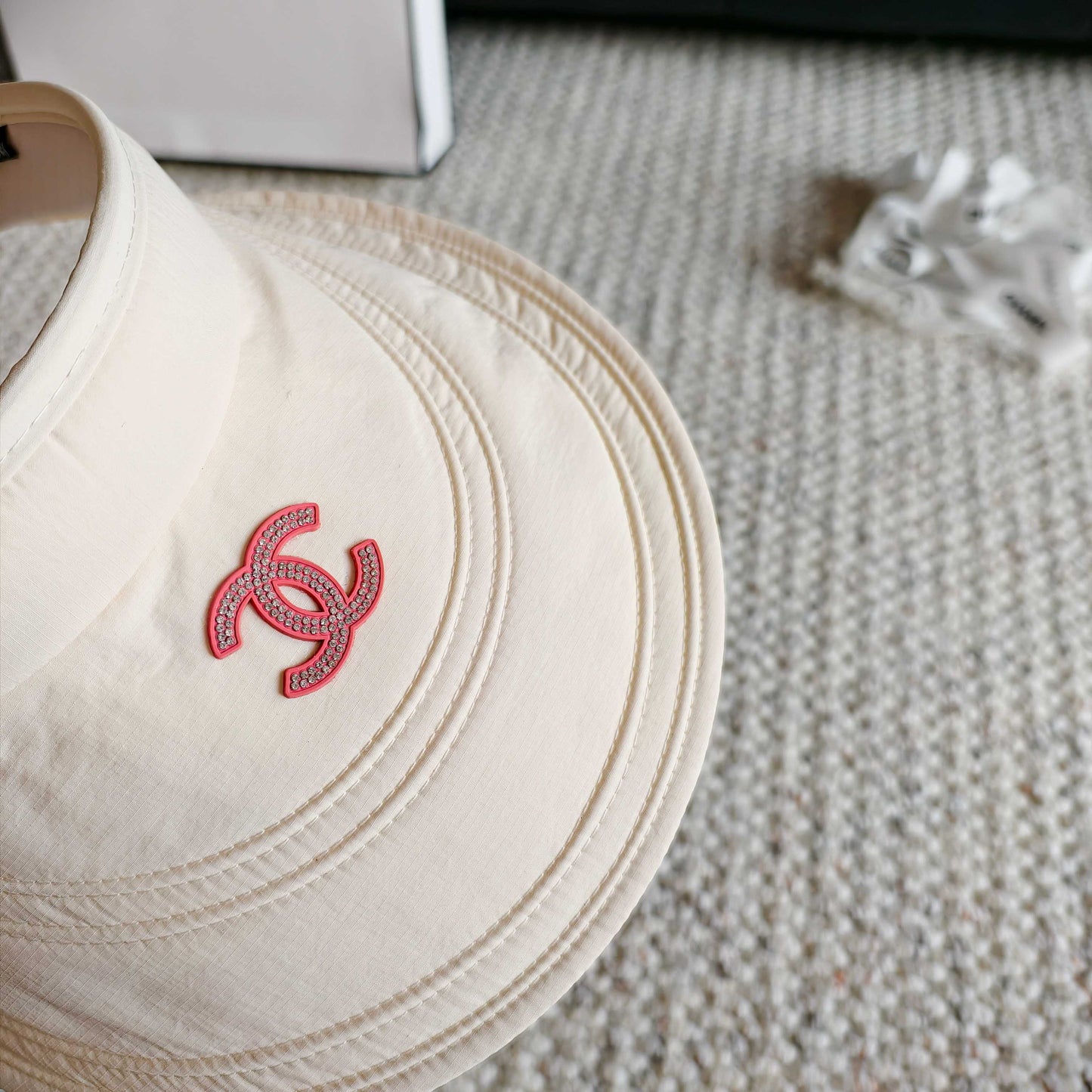 Chanel Sun Hat with Visor Cotton 237186