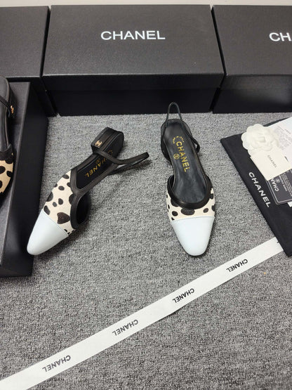 Chanel 2026 Slingback Horsehair Sheepskin 856006