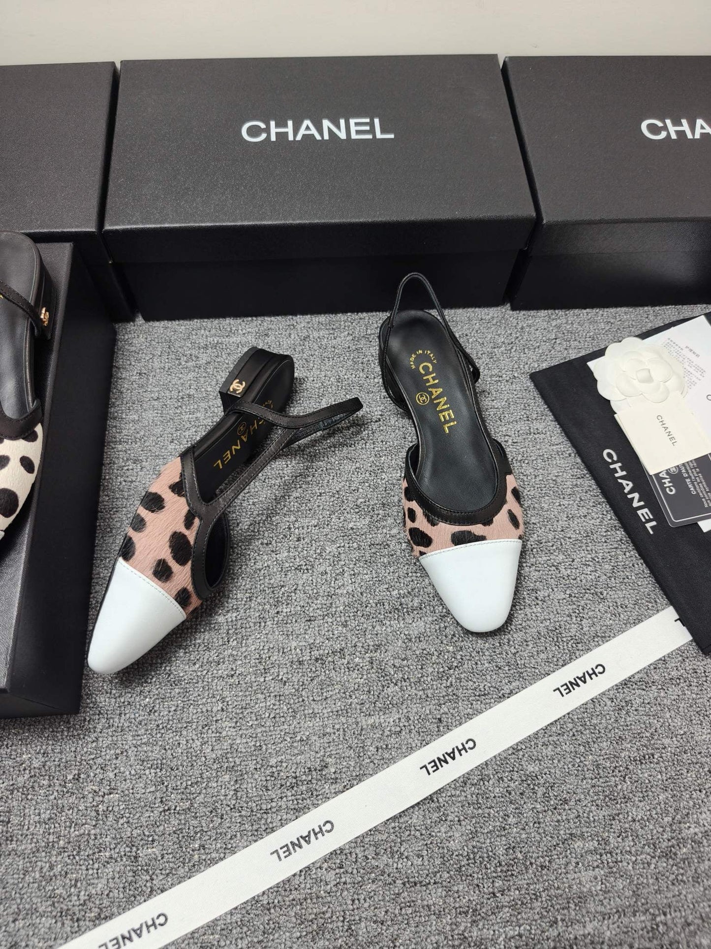 Chanel 2026 Slingback Horsehair Sheepskin 856006