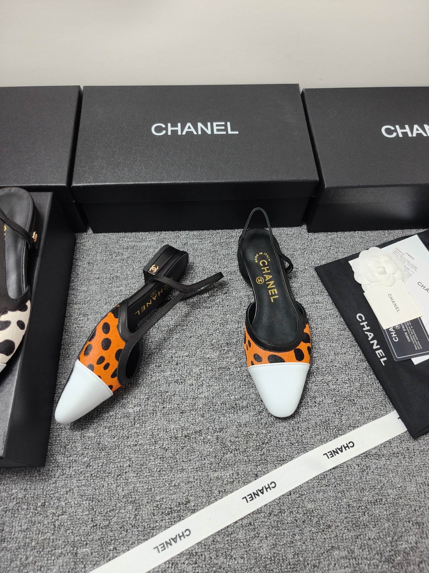 Chanel 2026 Slingback Horsehair Sheepskin 856006