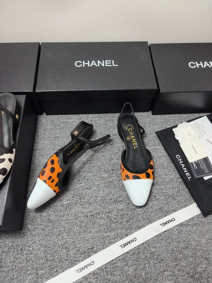 Chanel 2026 Slingback Horsehair Sheepskin 856006