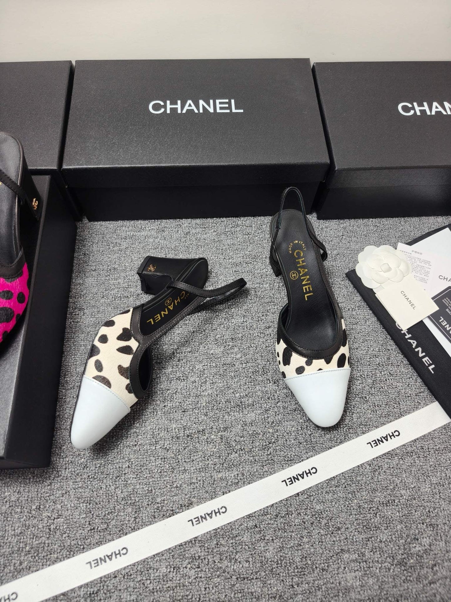 Chanel 2026 Slingback Horsehair Sheepskin 856006