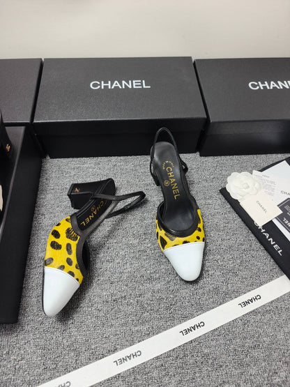Chanel 2026 Slingback Horsehair Sheepskin 856006