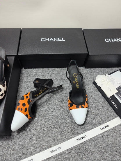 Chanel 2026 Slingback Horsehair Sheepskin 856006