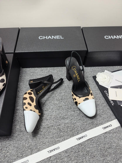Chanel 2026 Slingback Horsehair Sheepskin 856006