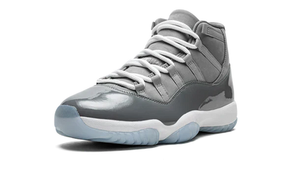 Nike Air Jordan 11 Cool Grey Patent Leather Nubuck