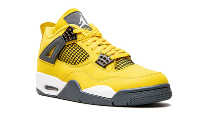 Nike Air Jordan 4 Yellow Black Suede 05