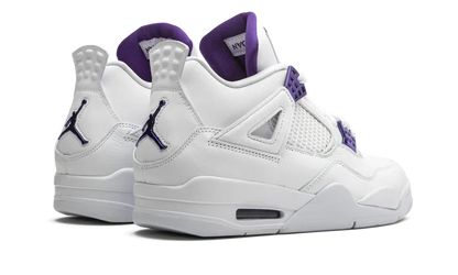 Nike Air Jordan 4 Retro White Purple Leather