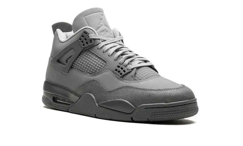 Nike Air Jordan 4 Dark Gray Suede Leather