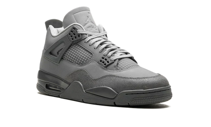 Nike Air Jordan 4 Dark Gray Suede Leather