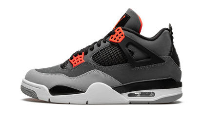 Nike Jordan 4 Black Gray Nubuck Mesh Suede 01