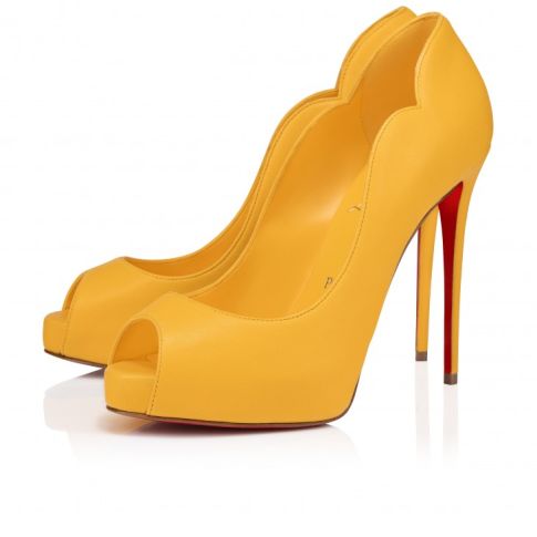 CL Hot Chick Alta 120 Mm Pumps Nappa Leather Pollen