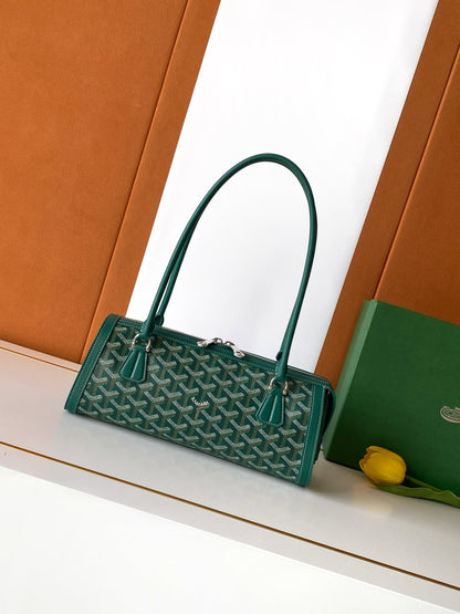 Goyard 2026 Bonbonniere Bag 30cm Canvas Cowhide