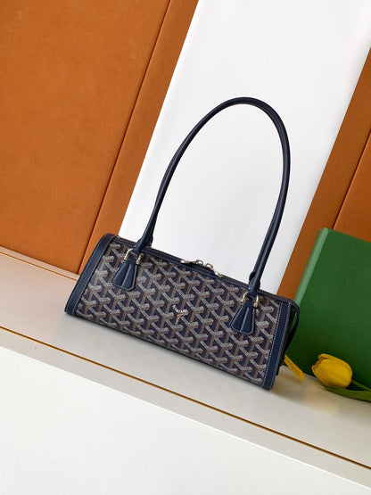 Goyard 2026 Bonbonniere Bag 30cm Canvas Cowhide