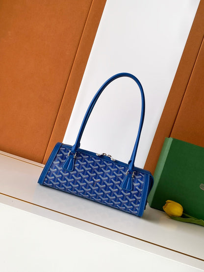 Goyard 2026 Bonbonniere Bag 30cm Canvas Cowhide